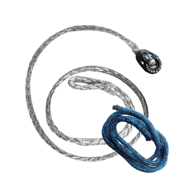 Cordage de livarde avec poulie Harken 18mm Fly-Block et bout de réglage