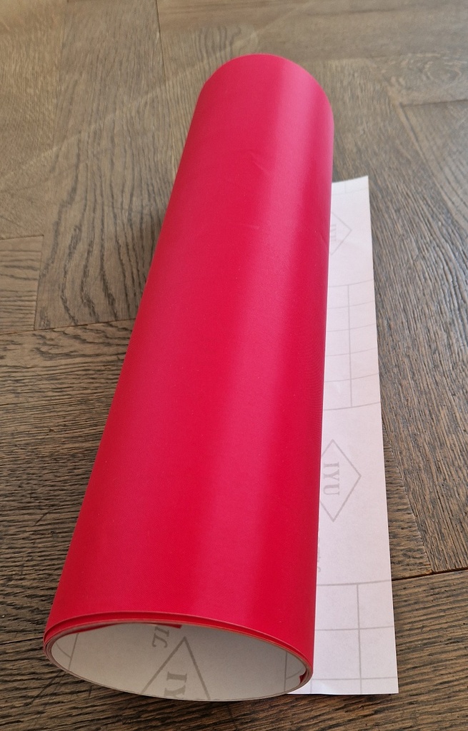 Insignia Red fabric for sail number, 36 cm wide, per meter