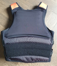 [F GILYDECO10,BLA-L] Back sleeve for Impact Vest, Black, L