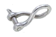 [V28.24] Shackle twisted 4mm - 22mm