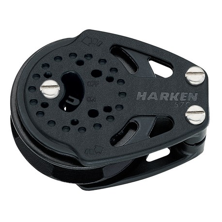 [HK2137] Poulie simple Winch Carbo à plaquer 57mm