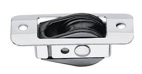 [HK287] Block single Bullet through-deck with stainless stell coverplate 29mm