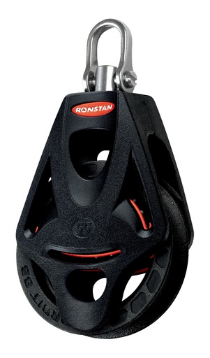 [RF55110] Block single Orbit with swivel head and becket 55mm