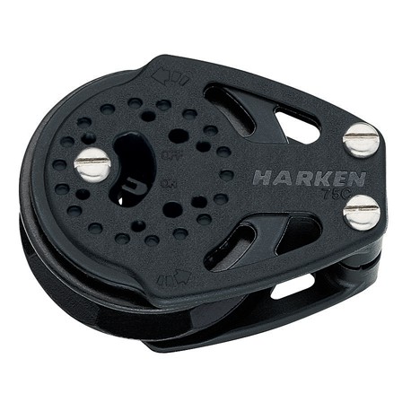 [HK2672] Poulie simple Winch Carbo à plaquer 75mm