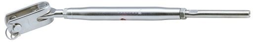 [BL320408] Ridoir à sertir à fourche articulée, pas de vis métrique M8, câble 4mm en acier inox