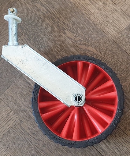 [WM814] Roue jockey simple pour chariot de mise à l'eau dériveurs