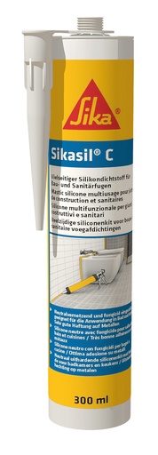 [SK5426] Sikasil-C, Mastic silicone, cartouche 300 ml noir