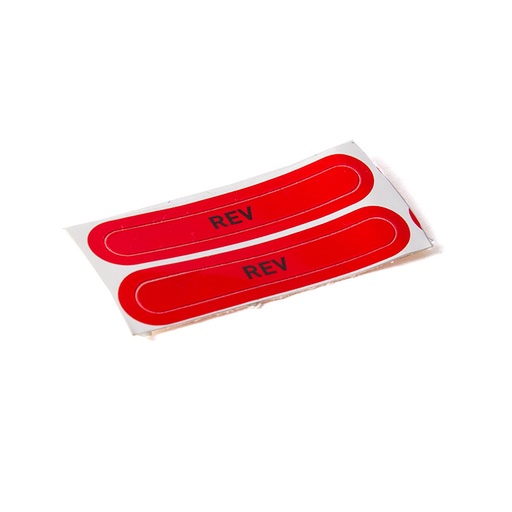 [KA810009] Sticker - Rev, Red