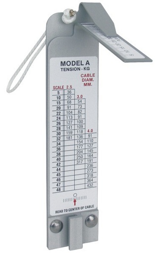 [NC4000-1100] Tension Gauge W. Metric Scale In Box