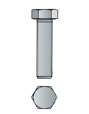 Screw metric hexagonal head