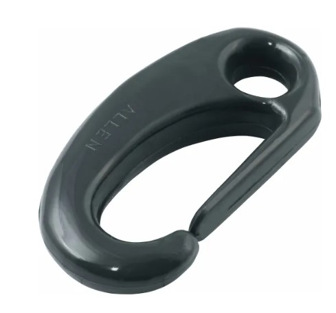 [A359BLACK] Nylon Spring Hook, Black