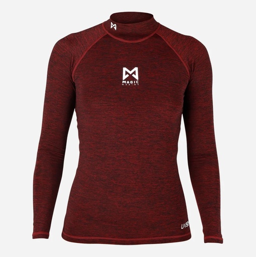 Cube Rashvest, long sleeves, Red, Women