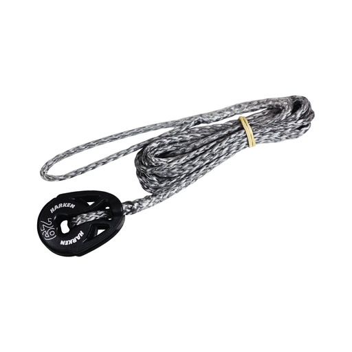 [EX2213] Spliced Dyneema part from EX2212, with Harken block 29mm T2